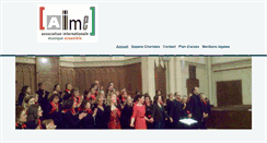 Desktop Screenshot of chorale-aime.com